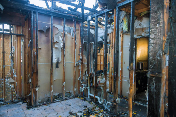 Professional Fire Damage Removal technician working in Fort Myers Shores, FL